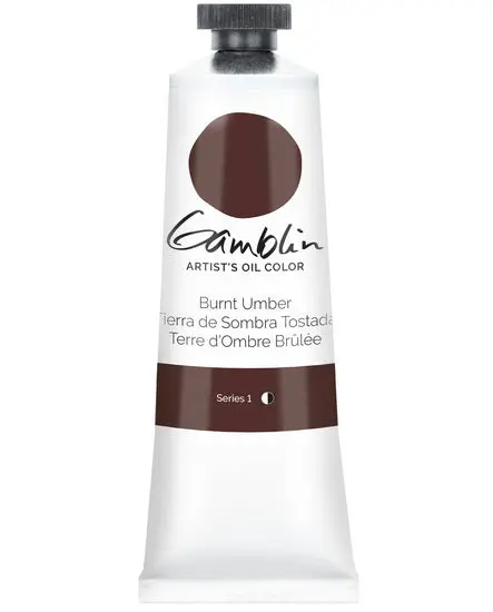 Oil Paint Tube In Burnt Umber – 37 Ml, Series 1 1