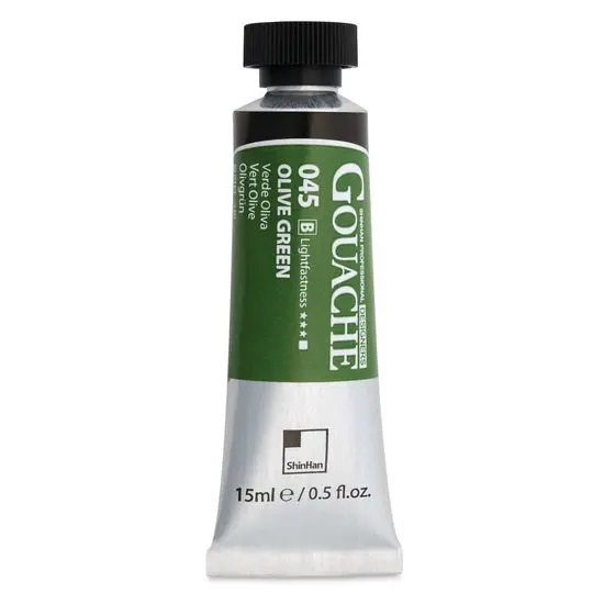 Olive Green Designer’S Gouache – 15Ml Tube (Series B) 1