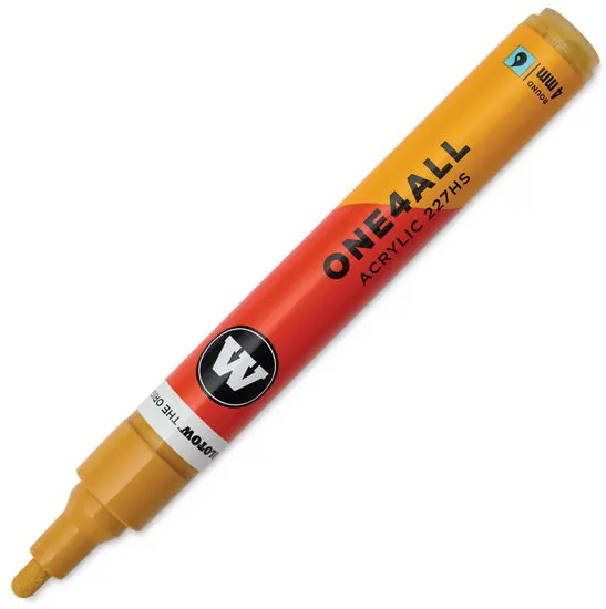 One4All Acrylic Marker – Mustard Yellow, 4 Mm Tip 1