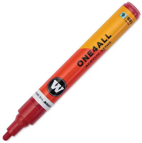 One4All Acrylic Marker – Raspberry Red, 4 Mm Chisel Tip 1