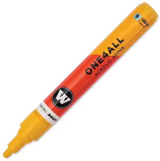 One4All Acrylic Paint Marker – 4 Mm Tip, Signal Yellow 1