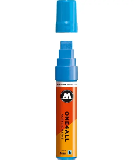 One4All Broad-Line Marker – Shock Blue, 15 Mm Chisel Tip 1