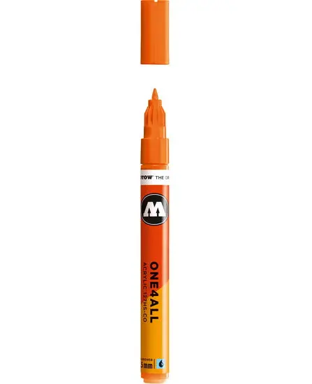 One4All Fluorescent Orange Marker – 1.5Mm Fine Line Art & Craft Pen 1