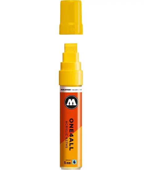 One4All Marker – Zinc Yellow, 15 Mm Chisel Tip 1