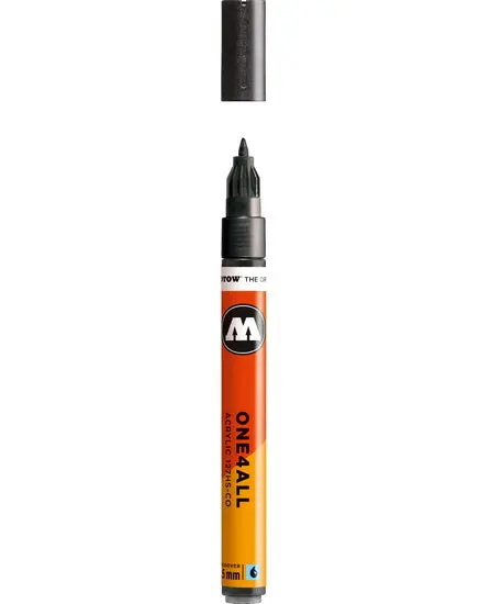 One4All Metallic Fine-Point Marker – Jet Black, 1.5Mm Tip 1