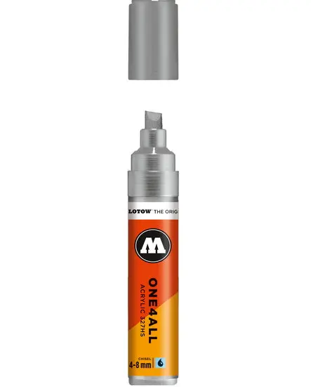 One4All Metallic Marker – Silver, Dual Tip (4–8Mm) 1