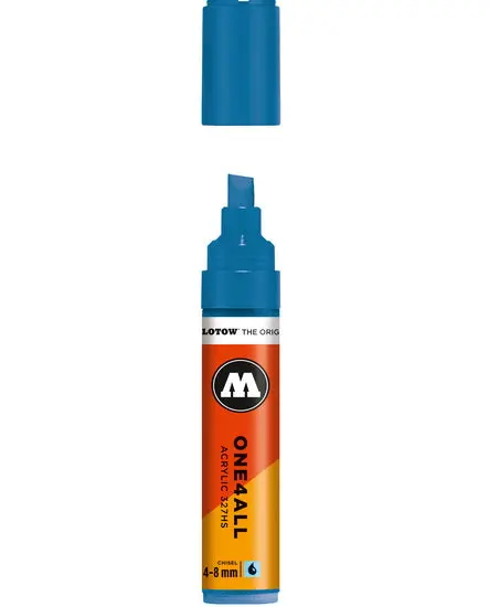 One4All Shock Blue Dual-Tip Marker – 4–8Mm Line Width 1