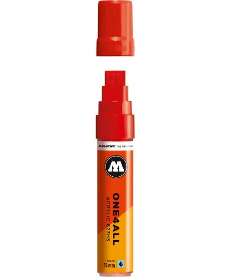 One4All Traffic Red Fine-Line Marker – 15Mm Tip 1