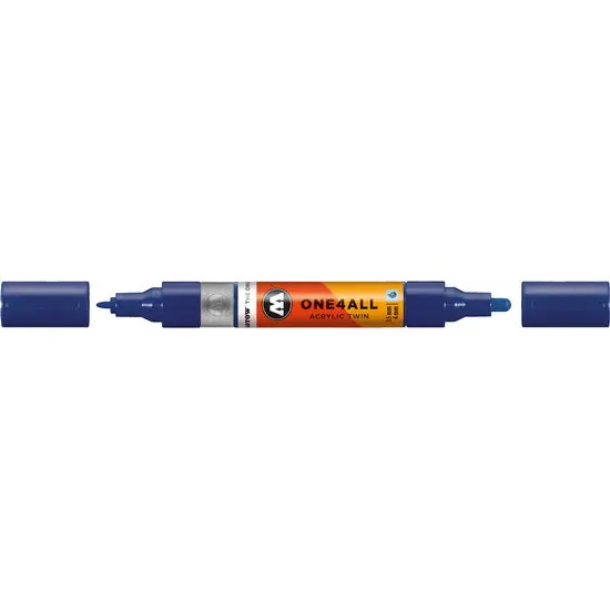 One4All Twin Acrylic Marker – Dual Tip (1.5–4Mm), Night Blue 1