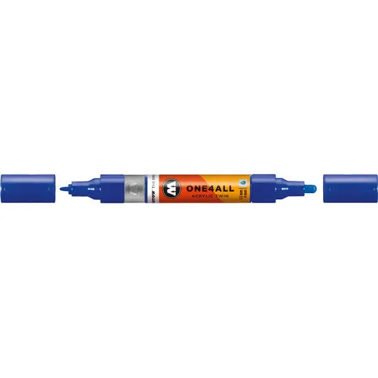 One4All Twin-Tip Acrylic Marker – Ultramarine, 1.5–4 Mm Nibs 1