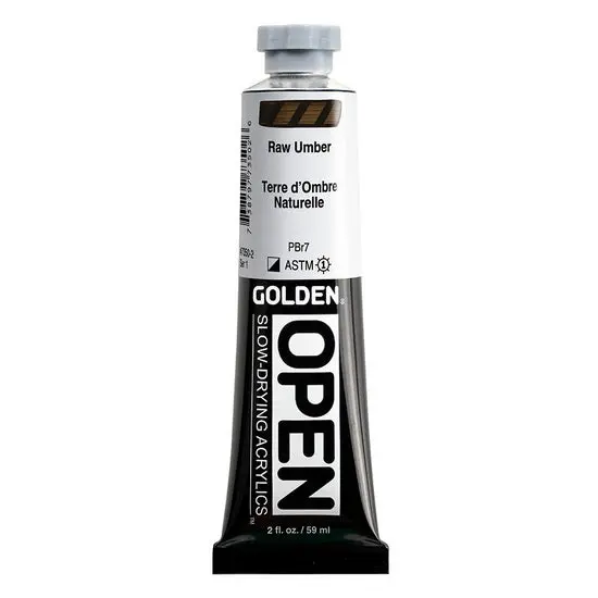 Open Acrylic Paint – Raw Umber, 2 Oz (Series 1) 1