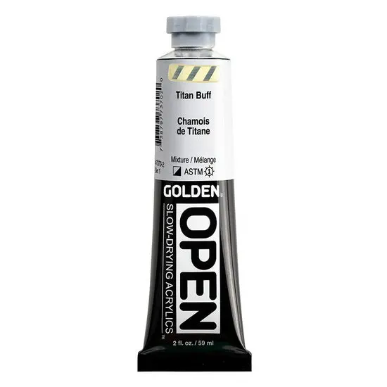 Open Acrylic Paint – Titanium Buff, 2 Oz Extended-Working Formula 1