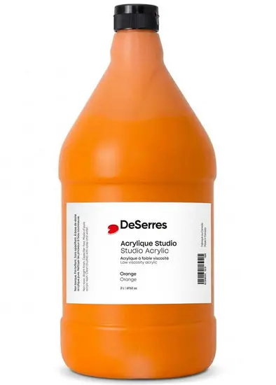Orange Heavy-Body Acrylic Paint – 2 L 1