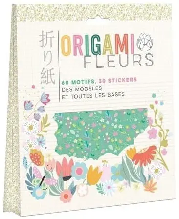 Origami Flowers Book – 60 Foldable Designs + 30 Stickers 1