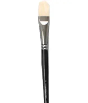 Oval Hog Hair Paintbrush – Size #12 (12 Cm) 1