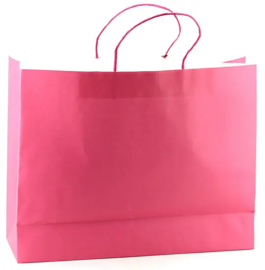 Oversized Pink Kraft Gift Bag 1