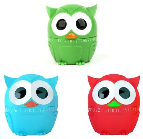 Owl-Shaped Kitchen Timer – Decorative & Functional 1