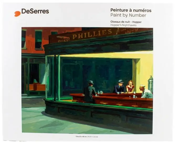 Paint-By-Numbers Kit: Edward Hopper’S Nighthawks 1