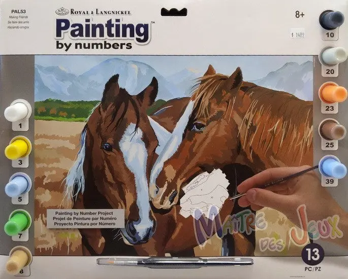 Paint-By-Numbers Kit For Kids – Junior Friends Theme 1