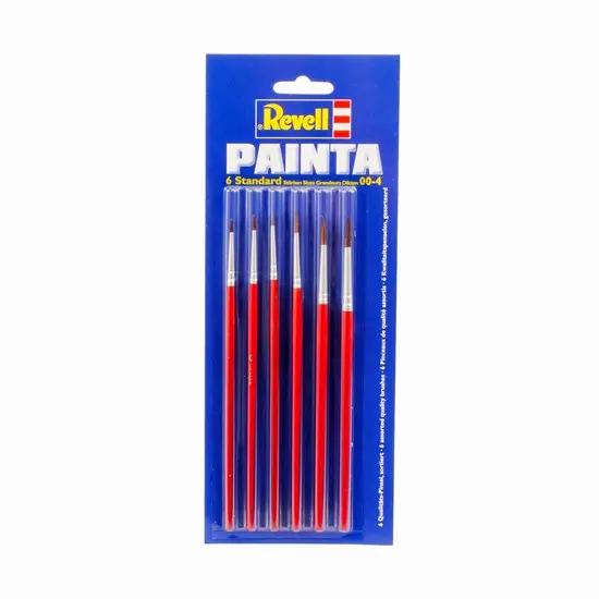Painta Standard Brush Set – 6-Piece Assortment For Beginners & Hobbyists 1