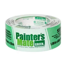 Painter’S Mate Green® Low-Tack Painter’S Tape – 48Mm X 55M Roll 1