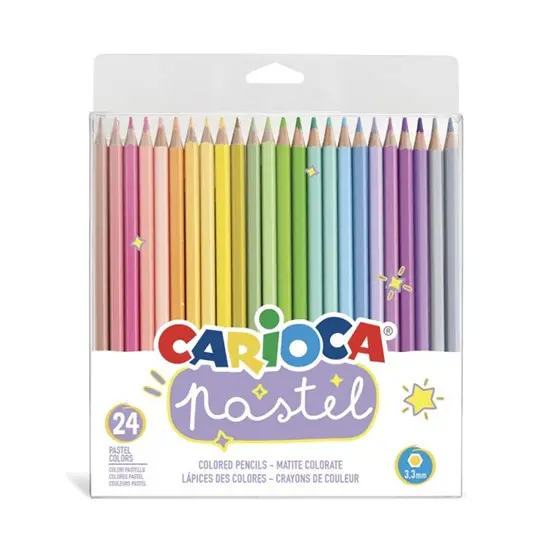 Pastel-Colored Pencil Set – 24 Premium Soft-Core Pencils 1