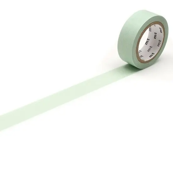 Pastel Green Washi Tape – 15 Mm × 7 M Roll 1