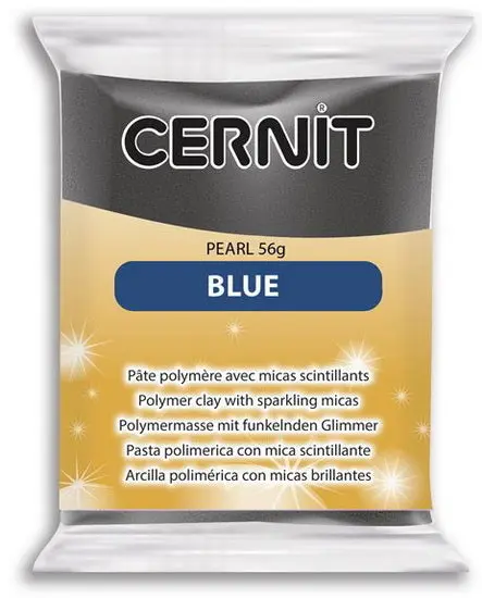 Pearl-Effect Polymer Clay – Pearl Blue Hue 1