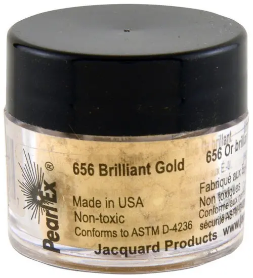 Pearl Ex Metallic Pigment Powder In Bright Gold 1