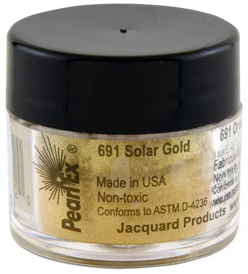 Pearl Ex Metallic Pigment Powder – Solar Gold Finish 1