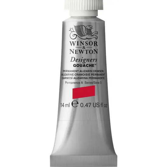 Permanent Alizarin Crimson Designer’S Gouache – 14Ml, S3 Grade 1