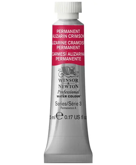 Permanent Alizarin Crimson Watercolor Paint – 5 Ml Tube 1