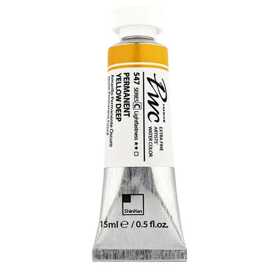 Permanent Yellow Deep Watercolor – Extra-Fine, 15Ml Tube 1