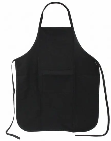 Personalized Black Artist Apron – Customizable Front 1