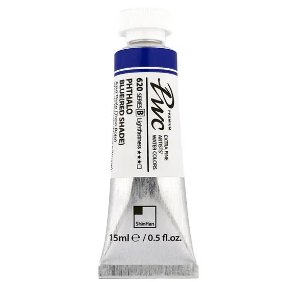 Phthalo Blue (Red Shade) Extra-Fine Watercolor – 15 Ml Tube, High Pigment Load 1