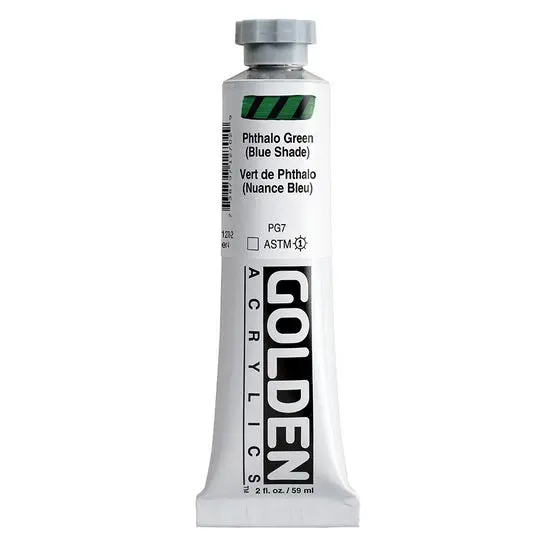 Phthalo Green (Blue Shade) Heavy Body Acrylic – 2 Oz (Series 4) 1