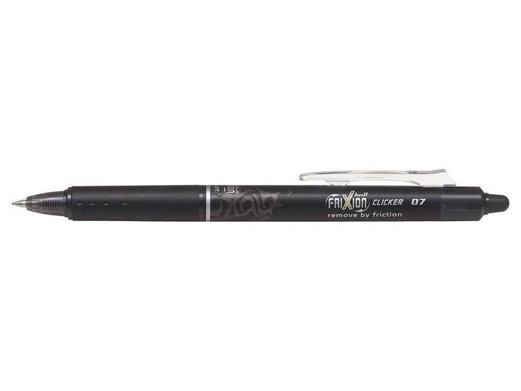 Pilot Frixion Clicker Erasable Gel Pen – Black, 0.7 Mm Tip 1