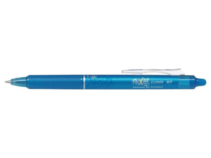 Pilot Frixion Clicker Retractable Gel Pen – Turquoise, 0.7Mm Tip 1