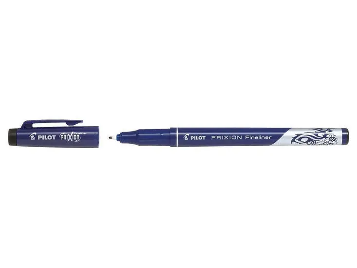 Pilot Frixion Fineliner – Black Ink With Centimeter Ruler Markings 1