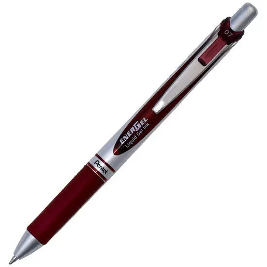 Pilot G-2 Energel Retractable Gel Ink Pen – Burgundy, 0.7 Mm Tip 1