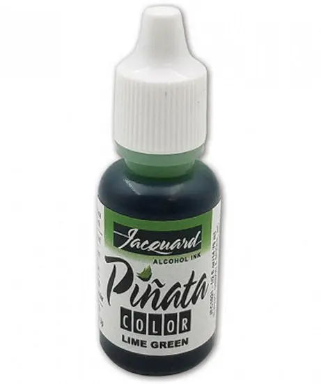 Piñata Alcohol Ink – Lime Green (0.5 Oz, Vibrant Fluid Color) 1