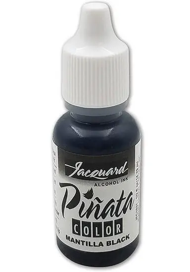 Piñata Alcohol Ink – Mantilla Black, 0.5 Oz, Vibrant Finish 1