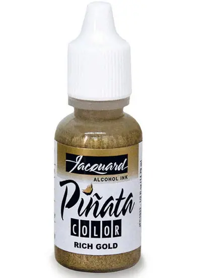 Piñata Alcohol Ink – Rich Gold Metallic, 0.5 Oz (14.8 Ml) 1