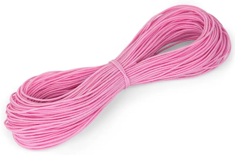 Pink Elastic Cord – 1 Mm Diameter, 20 Meter Spool 1