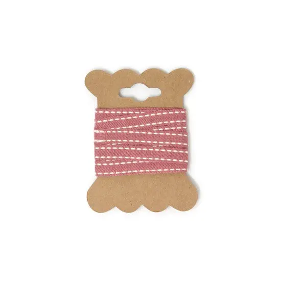 Pink Fabric Ribbon – Decorative Craft Trim 1