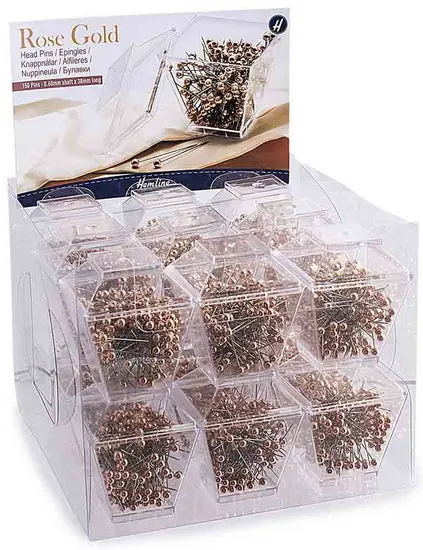 Pink-Headed Straight Pins – Pack Of 150 1