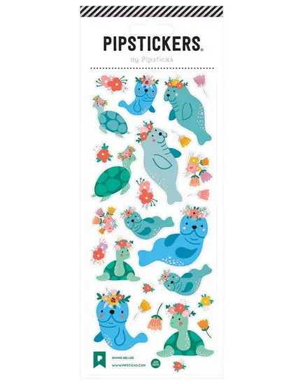 Pipstick Diving Belles Decorative Adhesive Stickers 1