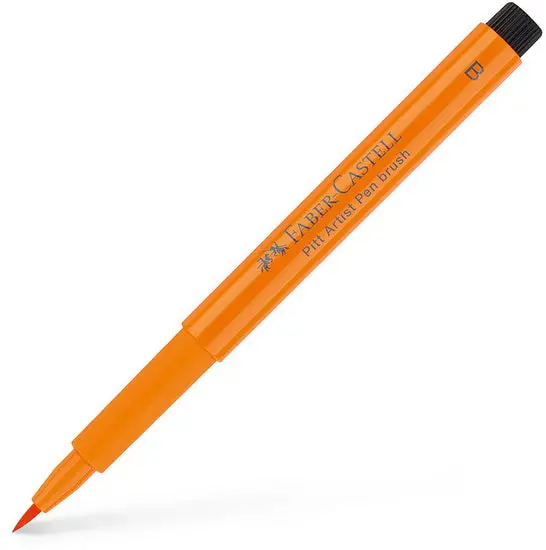 Pitt Artist Brush Tip Marker In Iced Orange 1