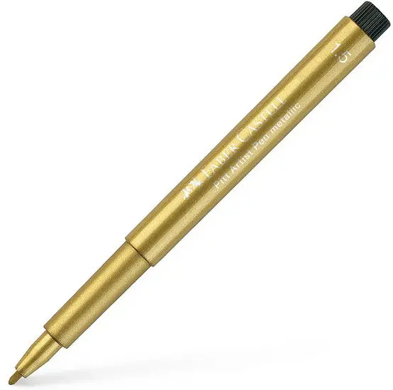 Pitt Artist Pen – Metallic Gold, 1.5Mm Chisel Tip 1