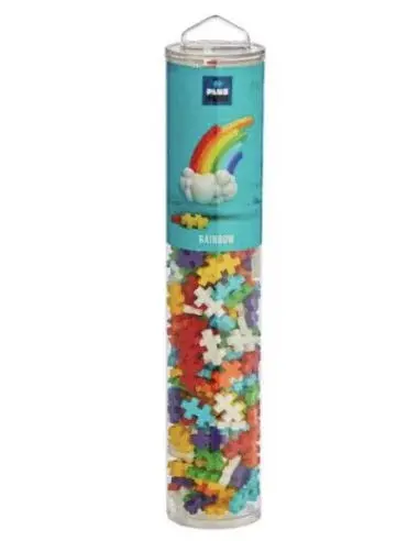 Plus-Plus Rainbow Mix Tube – 240 Pieces, Interlocking Tiles 1